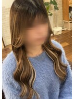 アーチフォーヘア 心斎橋店(a-rch for hair)&nbsp;プルエクステでハイライト、ローライトカラー！