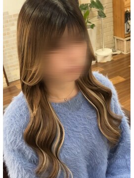 アーチフォーヘア 心斎橋店(a-rch for hair) ミリエクステでハイライト、ローライトカラー！