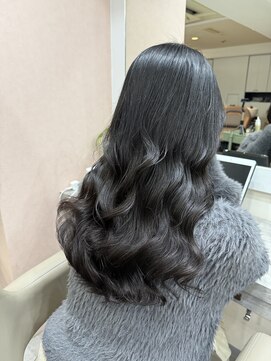 アミー 駒澤(Ammy komazawa) コテ巻き風パーマ/レイヤーカット