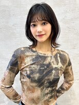 ロンドアリシア 金山(Lond Alexia) 外ハネボブ/切りっぱなし/ブリーチなしWカラー/縮毛矯正5420