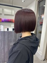 プレジールバイラファブリック(PLAISIR by LA FABRIQUE)&nbsp;切りっぱなしボブ×メテオストレート【新村/PLAISIR/草加】