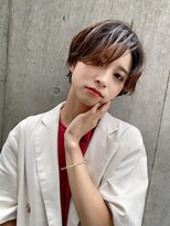 リープアルケー ヘアアンドヘッドスパ 錦糸町北口店(leap arche Hair&head spa)&nbsp;ミニウルフ/デジタルパーマ/チェリーブラウン/髪質改善/錦糸町