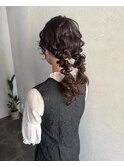 ふわふわツインおだんごアレンジ