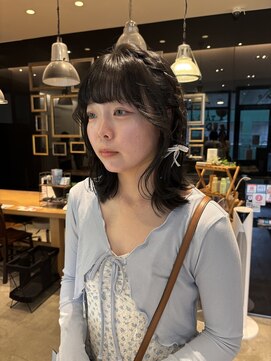 サラ 天神大名店(SARA) 【透明感カラー】赤味消しカラー/簡単アレンジ