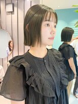 ノエ トトン(noe tton)&nbsp;前髪ありの切りっぱなしボブ/ナチュラルヘア/透明感カラー