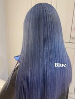 ベレーザ 渋谷(BELEZA)&nbsp;14876艶髪ネイビーブルーブルーシルバーレイヤーブルーカラー