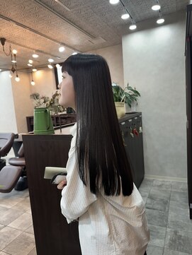 シアー(SHEER.) 髪質改善カラー×クリアブラック【表参道,青山,外苑前美容室】