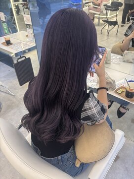 ブラウン(Brown) #haru 色落ちもかわいく！ダークラベンダー