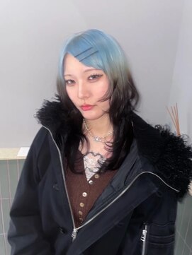 キオクエコ(KIOX eko) レイヤーウルフカット/デザインカラー