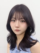 アマトウキョウ アユンチェ(AMA TOKYO×AYUNCHE)&nbsp;韓国ヘア　透明感カラー　2wayバング  レイヤーカット   顔周り