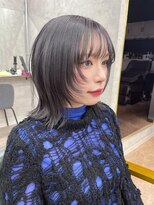 リミットバイアフィナー 大宮店(limit by Afinar) レイヤー/顔まわりレイヤー/ボブウルフ/シルバー