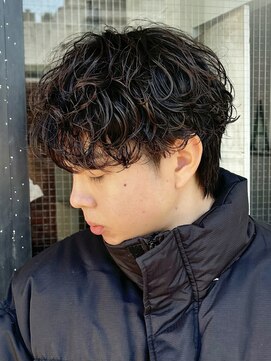 アノ 別府店(Ano.) 大分シャドウパーマメンズマッシュ波巻きパーマツイストパーマ