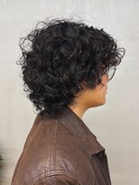 トオ(TOH) メンズマッシュパーマくるくるパーマハードパーマショートパーマ