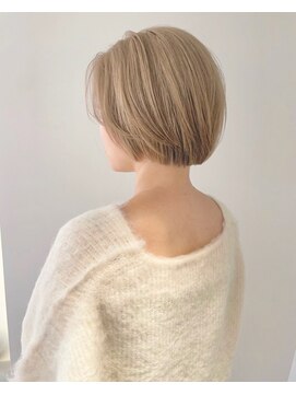 ロマリア 渋谷 渋谷宮益坂(Lomalia) イメチェン/ベージュ/ボブ/ダブルカラー/前髪/渋谷駅