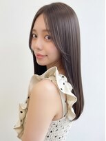 シエル ドゥ サワ(ciel de SAWA) 夏カラー×髪質改善ストレート◎地毛風ショコラブラウン夏カラー