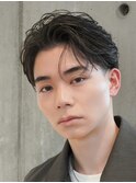 原宿メンズパーマニュアンスパーマフェザーパーマセンターパート