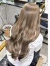 ブリーチなし透明感ダブルカラー＋超音波アイロントリートメント  9900円