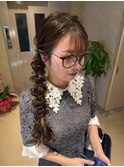サイド編みおろし【ヘアセット/名駅/名古屋】