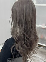 ミルシンク(1005mille cinq)&nbsp;アッシュグレージュ/ゆる巻きロング/透明感カラー