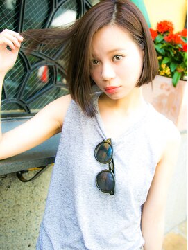 リリアン 表参道(relian) カットで小顔☆ナチュラル可愛いショートボブ♪