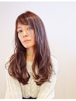 ヴェジールヘアデザイン(Vezir hair design)&nbsp;アシメバング×ピンクアッシュ