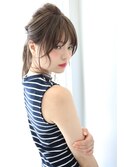 カジュアルなポニーアレンジ  ♪