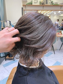 ロンド パルティール 大宮(Lond partir) 【石田勇士郎】極細ハイライトで作る外国人風春のラベージュ