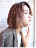 美髪印象がアップする。シンプルキレイさショートボブ