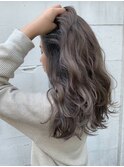 mowen×アッシュグレージュ×外人風カラー