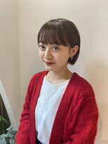 コクーン(Cocoon) ミニボブ#ネビージュ#大人かわいい#美髪#ホワイトグレージュ