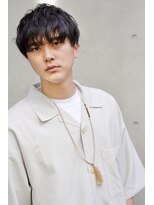 ダブル(W)&nbsp;清潔感溢れるメンズショート　ニュアンスマッシュ