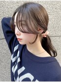 【myonsil 山田】韓国風顔周りカット/結んでも可愛いスタイル