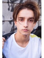 オースティン 調布アミックス(AUSTIN)&nbsp;ツイストパーマ七三オールバックマッシュウルフスリークショート