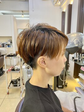 ヘアアーク(HAIR arc) かりあげ#ツーブロック#メンズライク#くびれ#前下がり#奏の杜