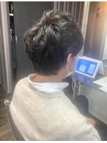 ヘアアンドメイク エジェリ(hair&make egerie) メンズツーブロックマッシュ・ニュアンスパーマ
