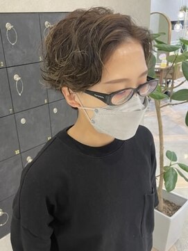 ザザ シンジュク(ZA/ZA shinjuku) マニッシュパーマショート