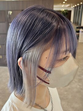 ビスポーク(BESPOKE) 大人可愛いダブルカラーブリーチハイトーンカラー