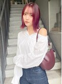 《sheer》#ボルドーカラー#透明感カラー