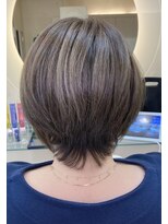 松本平太郎美容室 土浦パートワン(PART1)&nbsp;大人アシンメトリーショートスタイル　30代40代50代60代