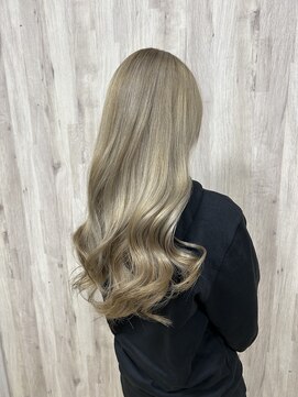 ヘアアートパーリオ 飾磨店(hair art PALIO) ハイトーン/ミルクティーベージュ