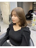 韓国レイヤー/韓国風/ボブ/髪質改善/黒髪/ブリーチなし〔池袋〕