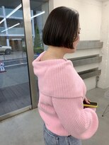 ノク 渋谷(nok)&nbsp;ミニボブ×オリーブグレージュ