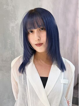 アイティーバイアルバム 下北沢店(IT by ALBUM) くびレイヤーエモージュ美髪ブルーグレージュ_ba484301