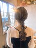 【特別な日をお洒落に】ヘアセット