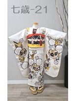 きものサロン すずめ屋&nbsp;レンタル番号　七歳-21白梅