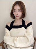 ハイライトレイヤーカットショートボブイルミナカラー天神大名