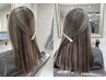 カット＋低刺激カラー＋外国人風ハイライト＋3step集中ケアTR￥20900→￥12000