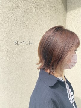 ブランシェ ヘアデザイン(BLANCHE hair design) 外ハネ×インナーカラー