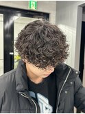 広島メンズ/プードルパーマ/外国人風パーマ/重ためパーマ
