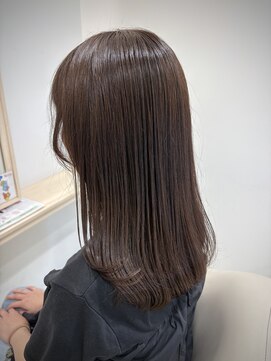 カペリベラ 寝屋川店(Capelli Bella) アッシュベージュ/透明感カラー/ミディアム